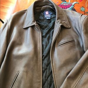Men’s Chaps Ralph Lauren Leather Jacket